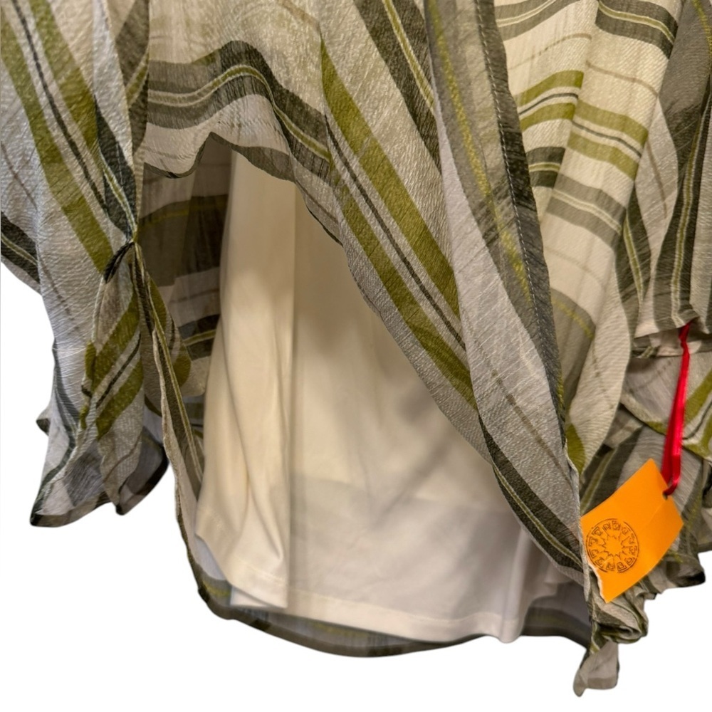 Ruby Rd Sheer Poncho Style Top with Tank - Picture 3 of 7